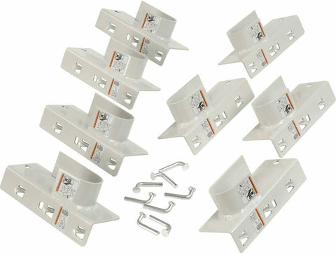 (1 BOX OF 4) NEW Global Industrial Axle Brackets 653CP8-Mega Mart Warehouse-Ultimate Unclaimed Freight Buyer and Seller Specialists