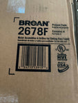4 Broan - 2678F - 50 CFM Ventilation Fan/Light Finish Pack - 2.5 Sones