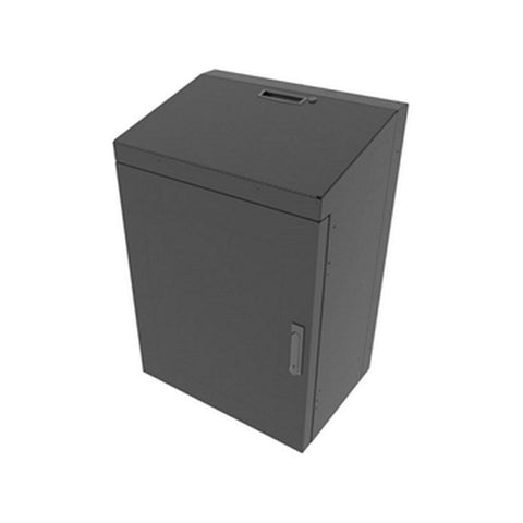 Middle Atlantic VWM-SD-8-36K-BW 8 SP. Low Profile Wall Rack, Solid Top, Black-Mega Mart Warehouse-Ultimate Unclaimed Freight Buyer and Seller Specialists