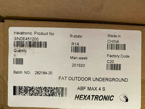 NEW HEXATRONIC ABF ENCLOSURE Duct branch off closure 4 drops 3/NDE451200 OUTDOOR-Mega Mart Warehouse-Ultimate Unclaimed Freight Buyer and Seller Specialists