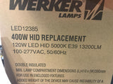 WERKER HID Retrofit 5000K 120W -400W REPLA Mogul Base LED Lamp 100-277VAC-Mega Mart Warehouse-Ultimate Unclaimed Freight Buyer and Seller Specialists