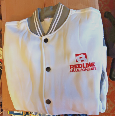 NEW FLEECE BOMBER JACKET YOUGH LARGE WITH SNAPS (FREE SHIPPING)