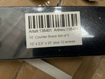 ARTALT 138401, 10" COUNTER BRACE SET OF 24, 10" X 2.5" X 2.5" PLUS 96 SCREWS-Mega Mart Warehouse