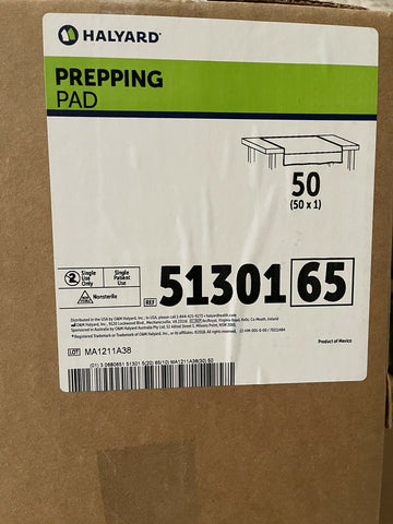 Halyard Prepping Pad 51301, 43 1/2 in. x 24 in., 50/case  **FREE SHIPPING**