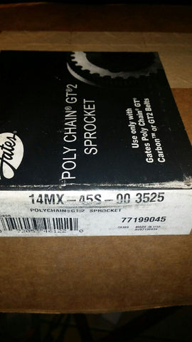 Gates 14MX-45S-90 Poly Chain GT2 Sprockets 77199045-Mega Mart Warehouse-Ultimate Unclaimed Freight Buyer and Seller Specialists