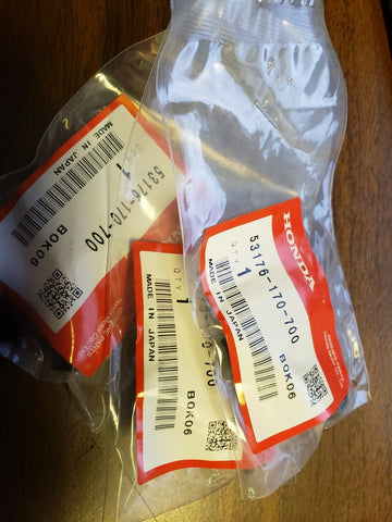 (3 PC LOT) GENUINE OEM Honda 53176-170-700 - CVR R. HANDLE LEVER, FREE SHIPPING-Mega Mart Warehouse-Ultimate Unclaimed Freight Buyer and Seller Specialists