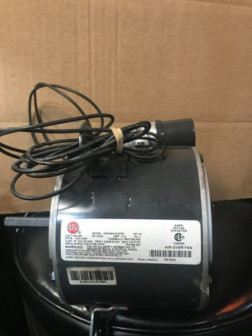 Motor with Capacitor 380/460 Volt, 1 PH 1/6 HP, Frame 48Y,1350 RPM K55HXHLD-8732-Mega Mart Warehouse-Ultimate Unclaimed Freight Buyer and Seller Specialists