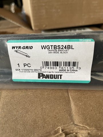 NEEW GENUINE Panduit (WGTBS24BL)  Wyr-Grid Bracket **SHIPS FREE**