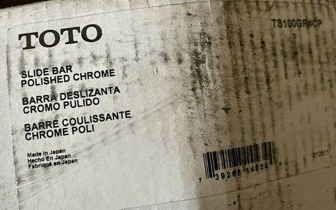 BRAND NEW Toto TS100GR # CP Polished CHROME Slide Bar