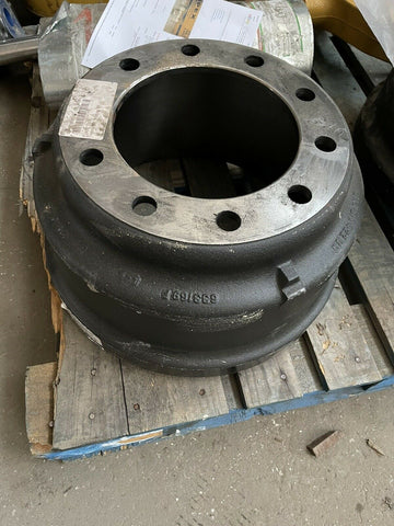 NEW Rear Brake Drum 61.50 X 70 Balanced, 10 Hole Pilot. 10 X 1" Stud Hole, 1.25