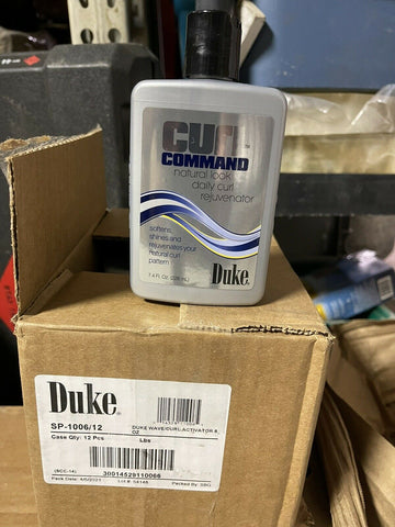 (CASE OF 12) Duke Curl Command Natural Look Daily Curl Rejuvenator 7.4oz