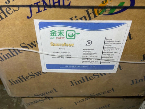 55 LBS Diabetic 100% Pure Sucralose Powder, 0 Carb Sugar Substitute, EXP 8/23/22-Mega Mart Warehouse