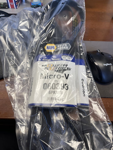 GENUINE Gates NAPA K060393 Serpentine Micro-V Belt 6PK998 **FREE SHIPPING**