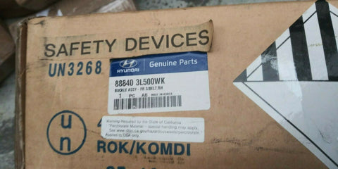 (1) NEW HYUNDAI BUCKLE ASSY. FR/ S/BELT.RH 88840 3L500WK-Mega Mart Warehouse-Ultimate Unclaimed Freight Buyer and Seller Specialists