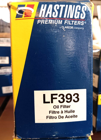 HASTINGS LF393 ENGINE OIL FILTER (FREE SHIPPING)