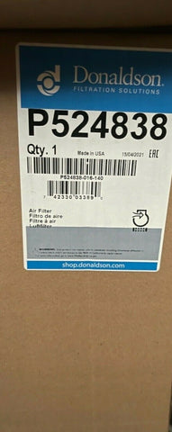NEW GENUINE DONALDSON AIR FLTR P524838