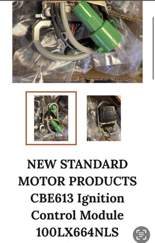 BRAND NEW STANDARD MOTOR PRODUCTS CBE613 IGNITION CONTROL MODULE 100LX664NLS