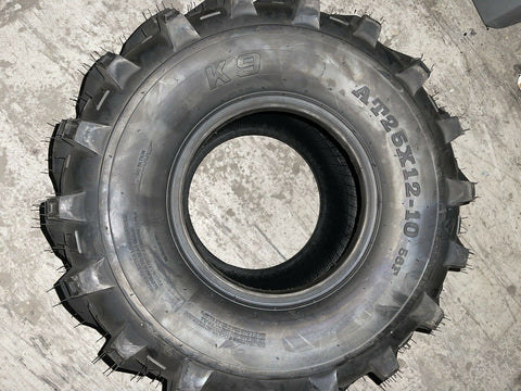 (1) NEW K9 6-Ply ATV UTV MUD TIRE AT25X12-10 56F **FREE SHIPPING**