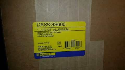 Schneider Electric DASKGS600 Mechanical Lug Kits, ALUMINUM *FREE SHIPPING*-Mega Mart Warehouse-Ultimate Unclaimed Freight Buyer and Seller Specialists