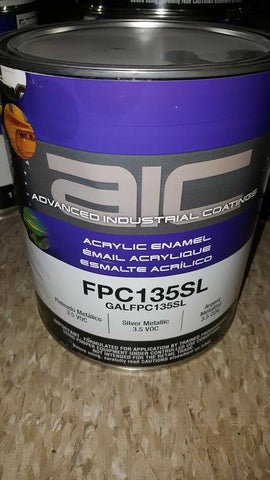 AIC AUTOMOTIVE ACRYLIC ENAMEL 3.5 VOC SILVER METALLIC FPC135SL, GALFPC135SL 1GAL-Mega Mart Warehouse-Ultimate Unclaimed Freight Buyer and Seller Specialists