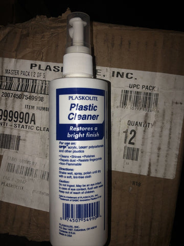 Plaskolite 8OZ Plastic Cleaner (Case Of 12)-Mega Mart Warehouse-Ultimate Unclaimed Freight Buyer and Seller Specialists