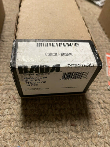 BADA WHEEL WEIGHTS PFE275SU, 2.75 OZ, 15 PCS, FREE SHIPPING-Mega Mart Warehouse-Ultimate Unclaimed Freight Buyer and Seller Specialists