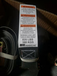 (2 PCS) KINEDYNE LOGISTIC RATCHET STRAP 2"X 16', 811 BUCKLE, GREY, SPRING LOADED