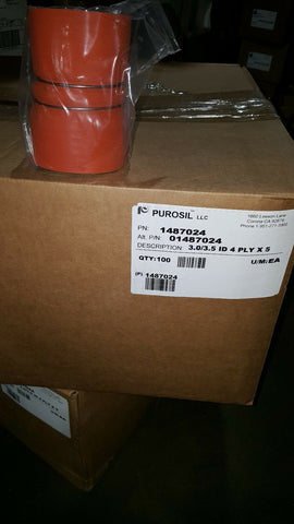 Bluebird Bus 1487024 Hump Hose Silicone Bluebird Replacement 3.0/3.5 ID 4 PLYX5-Mega Mart Warehouse-Ultimate Unclaimed Freight Buyer and Seller Specialists