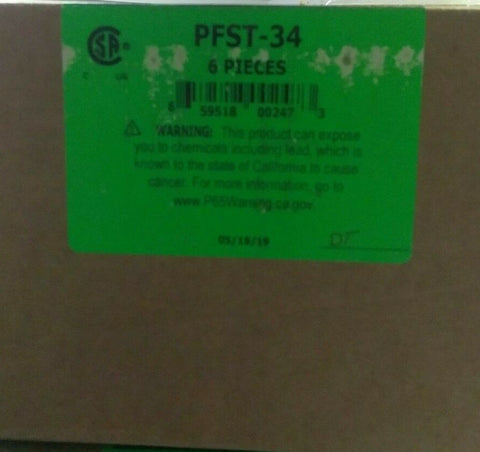 New Pro-Flex Termination Plate 3/4" PFST-34 Pro Flex Llc pftp-0112 propane gas-Mega Mart Warehouse-Ultimate Unclaimed Freight Buyer and Seller Specialists