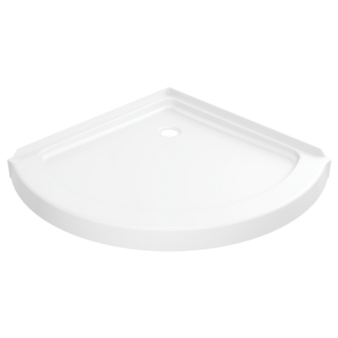 NEW DELTA 38'' Round Corner Shower Base B711917-3838-WH-Mega Mart Warehouse-Ultimate Unclaimed Freight Buyer and Seller Specialists