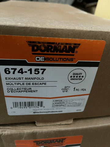 GENUINE DORMAN Exhaust Manifold Left 674-157 **FREE SHIPPING**