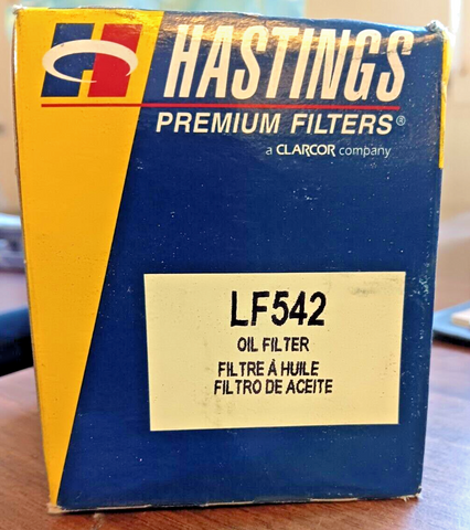 HASTINGS LF542 PREMIUM OIL FILTER (FREE SHIPPING)