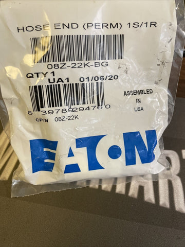 BRAND NEW  08Z-22K-BG - Eaton Weatherhead Z Series Crimp Hose Fitting