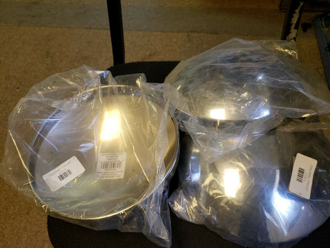 (3 PC LOT) ROADPRO RPRHC81258 8 CHROME PLATED REAR HUB CAP 75 LIP 5 8 STUDS-Mega Mart Warehouse-Ultimate Unclaimed Freight Buyer and Seller Specialists