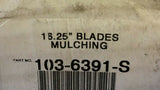 BRAND NEW Mulching Blades for Exmark  48"  103-6391, 103-6391-S  (4 PER LOT )