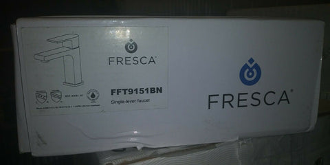 (1) NEW Fresca Nickel Allaro Single Hole Bathroom Faucet FFT9151-Mega Mart Warehouse
