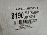 (12/CASE) Aervoe Industries High Strength Adhesives, 12 Oz, Aerosol Can 8190-Mega Mart Warehouse-Ultimate Unclaimed Freight Buyer and Seller Specialists