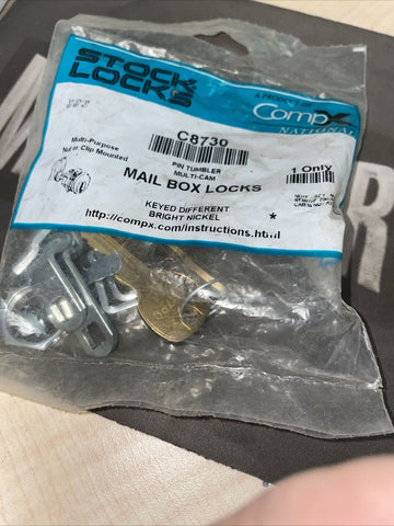 NEW STOCK LOCKS C8730 MAIL BOX LOCK