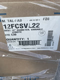 Metal-Fab Corr/Guard 12" Diameter Variable Length (304SS/Insulated) - 12FCSVL22
