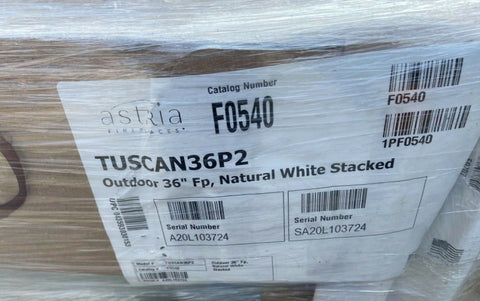 Astria Tuscan 36 Outdoor Wood-Burning Fireplace Tuscan36P2-Mega Mart Warehouse