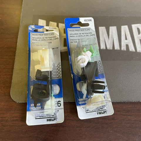 (2) Hood Prop Rod Retainer Dorman 45396
