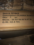 Bond Olivera Collection Fire Pit 28 In. Square Steel Gas #51843 NEW-Mega Mart Warehouse-Ultimate Unclaimed Freight Buyer and Seller Specialists