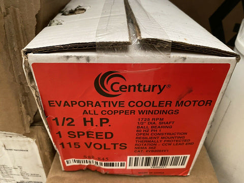 BRAND NEW CENTURY EVAPORATIVE COOLER MOTOR S88-845   VB205-4V1