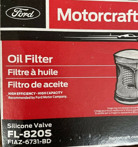 NEW GENUINE OEM FORD MOTORCRAFT FL-820-S OIL FILTER 1CASE (12/CASE)-Mega Mart Warehouse