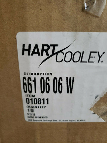(10/CASE) HART COOLEY CEILING SIDEWALL VENT REGISTER 661 06 06 W-Mega Mart Warehouse-Ultimate Unclaimed Freight Buyer and Seller Specialists