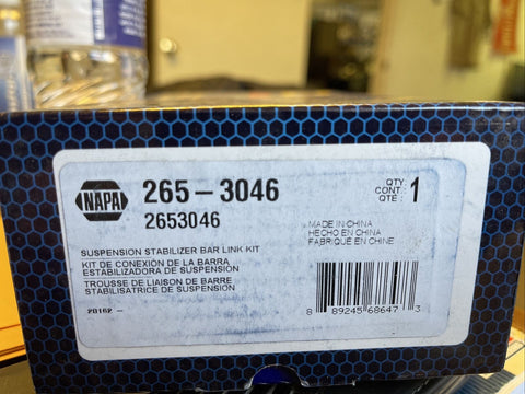 GENUINE NAPA Suspension Stabilizer Bar Link-Kit Front 265-3046-Mega Mart Warehouse