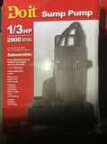 NEW DO IT 1/3 HP 115V Effluent and Submersible Sump Pump 3USPHC-Mega Mart Warehouse