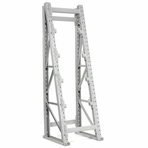 (1) GLOBAL INDUSTRIAL Reel Rack Starter Unit, Steel, Gray, 36"W x 36"D x 96"H-Mega Mart Warehouse-Ultimate Unclaimed Freight Buyer and Seller Specialists