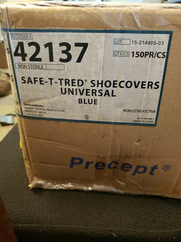 SAFE-T-TRED SHOE COVERS, UNIVERSAL, BLUE 150PR/CS-Mega Mart Warehouse-Ultimate Unclaimed Freight Buyer and Seller Specialists