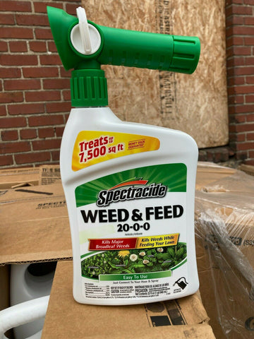 (1 CASE OF 6) Spectracide Weed & Feed 20-0-0 32 OZ-Mega Mart Warehouse-Ultimate Unclaimed Freight Buyer and Seller Specialists